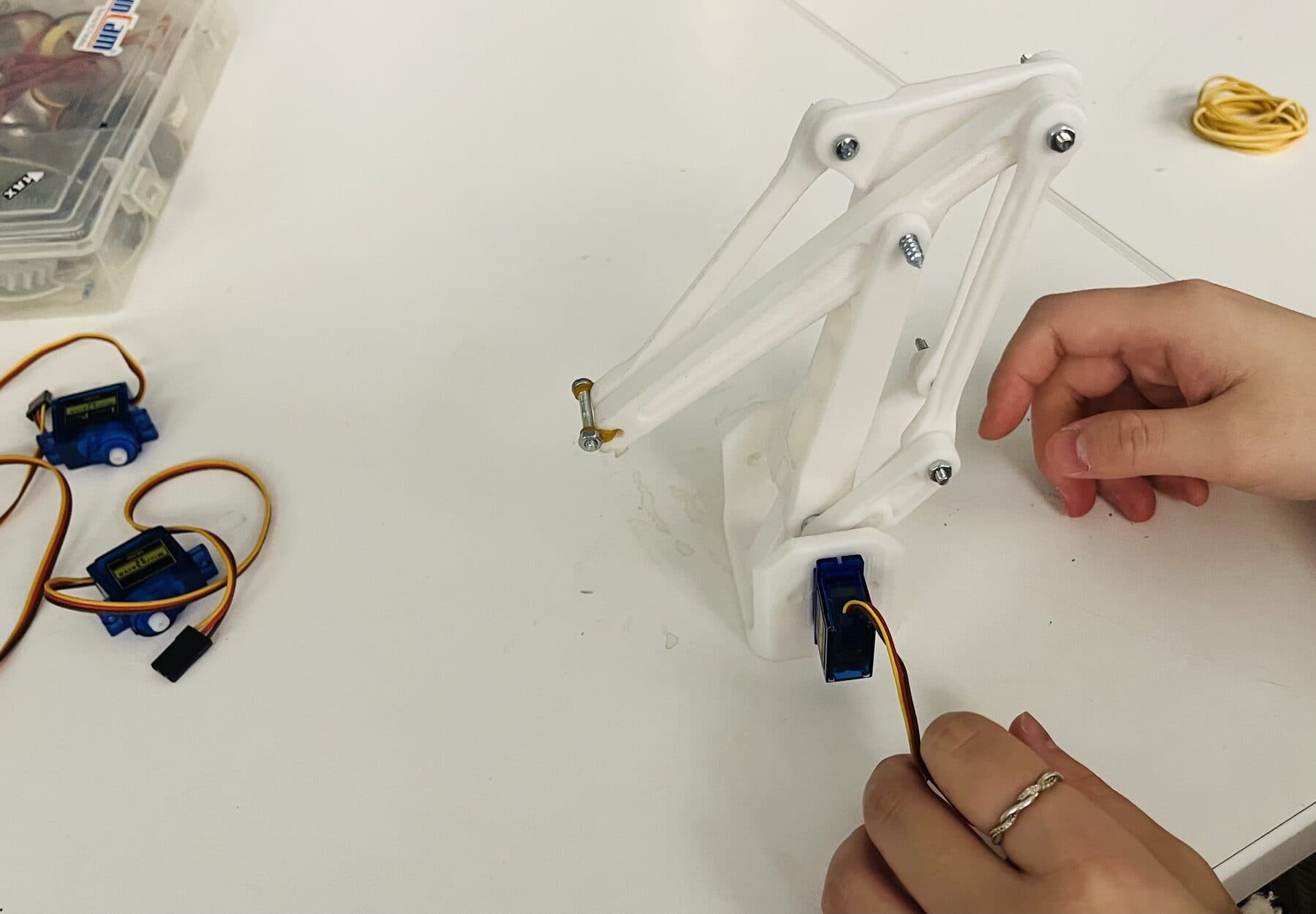 Robot arm components