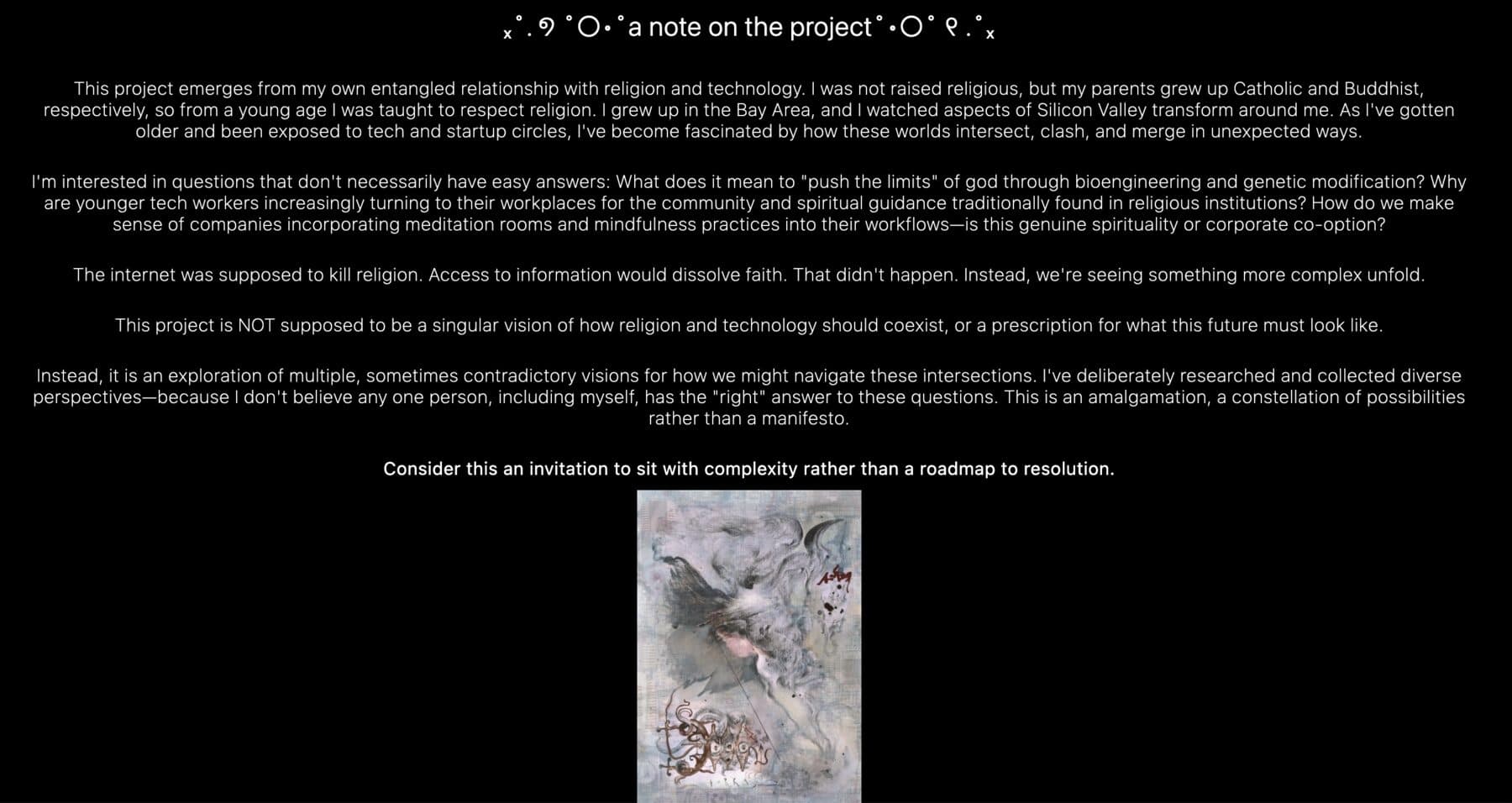 Techne — Calvino-inspired textual passages