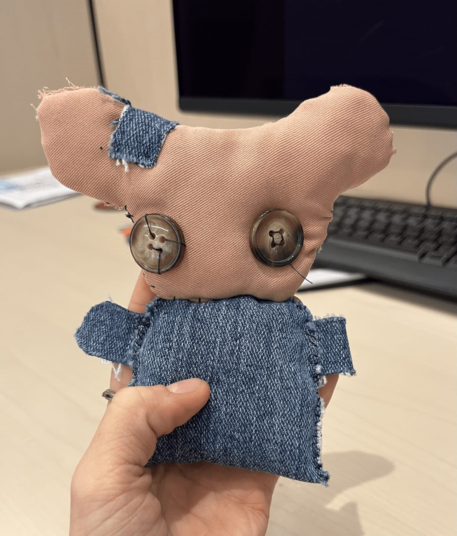 Handmade doll construction